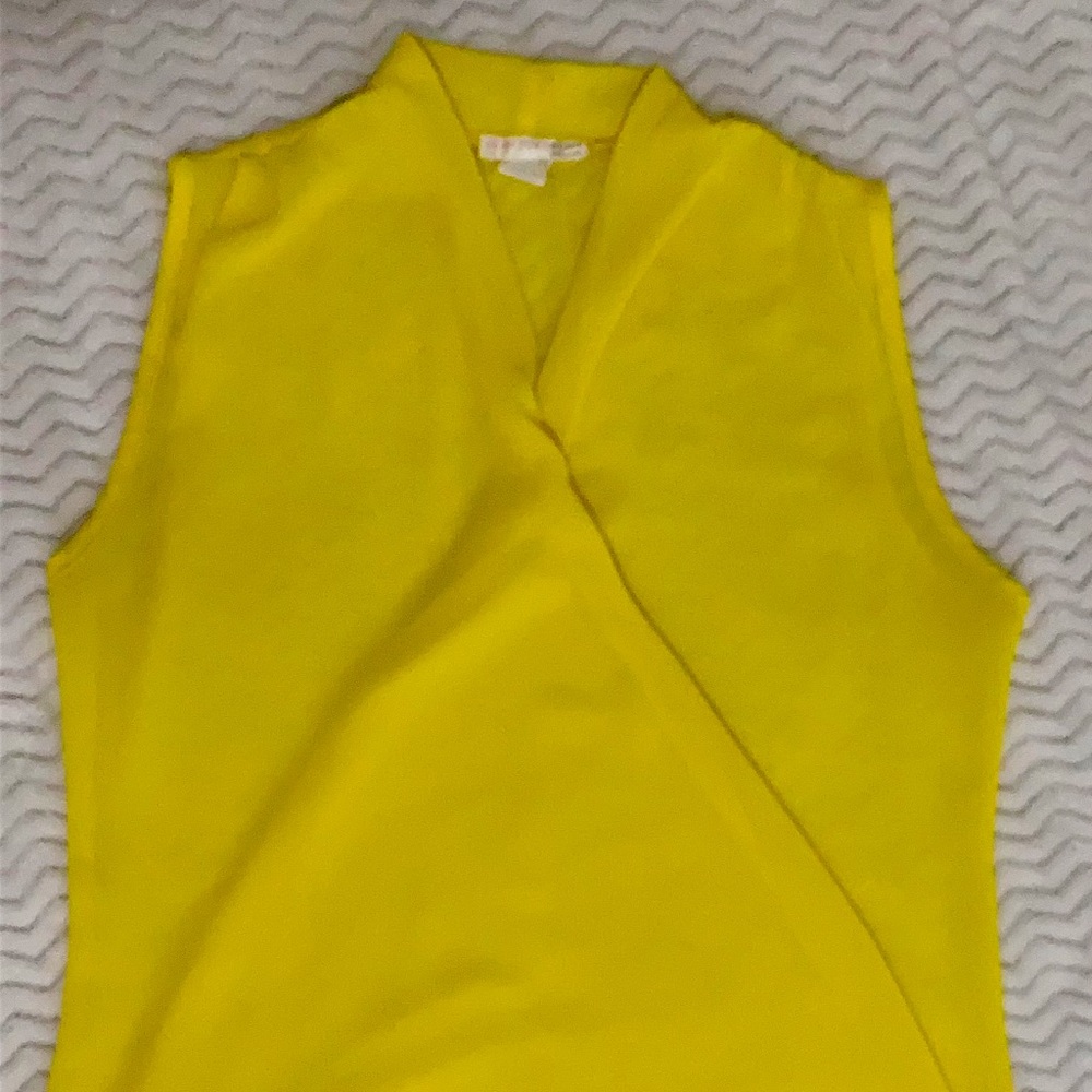 Yellow blouse